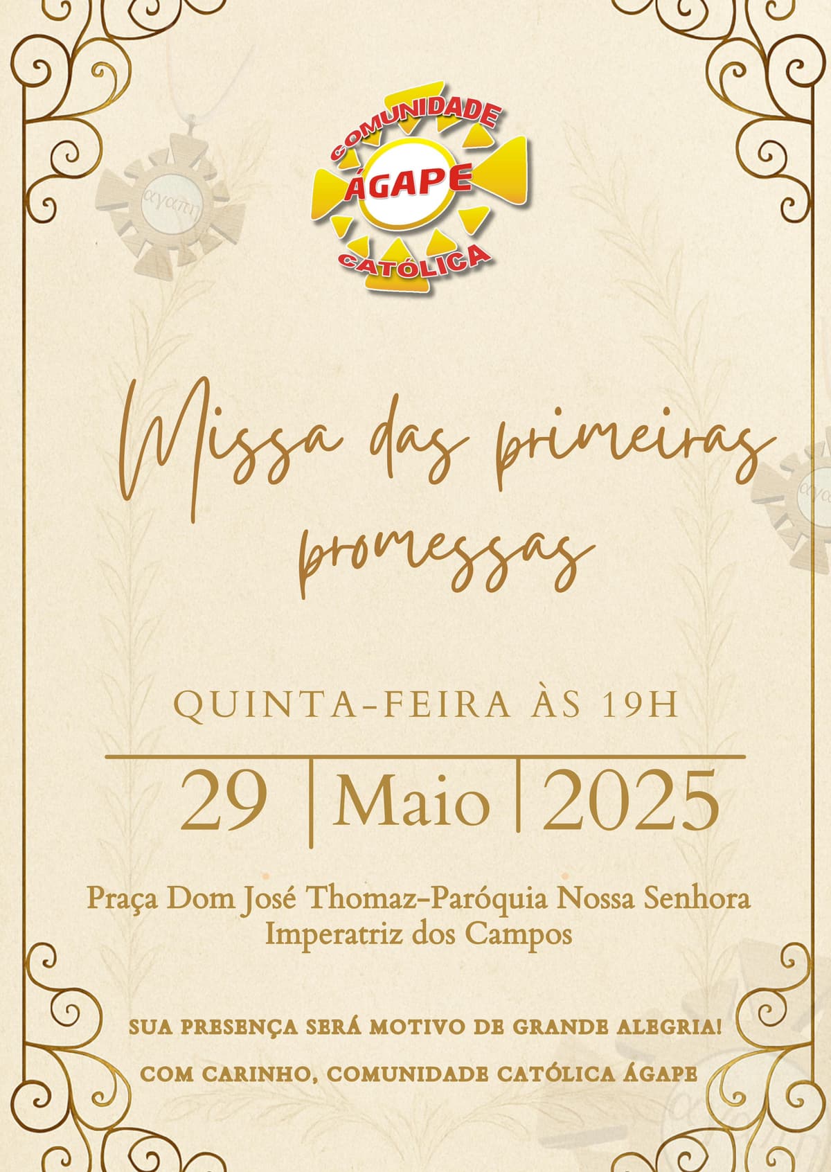 MISSA DAS PRIMEIRAS PROMESSAS