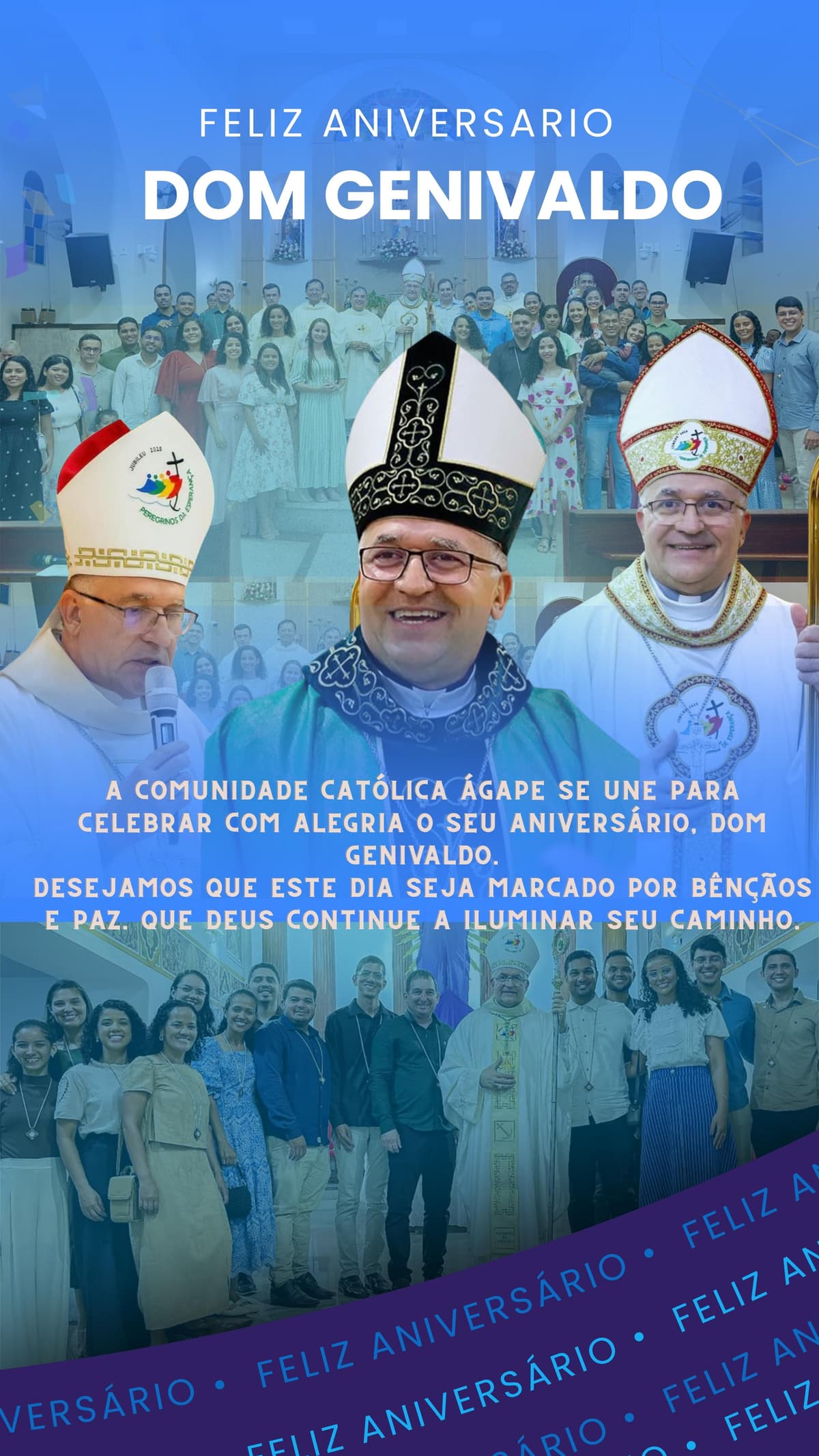 Feliz Aniversário, Dom José Genivaldo Garcia! 